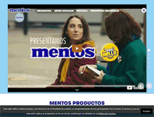 Tablet Screenshot of mentos.com.es